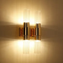 Axyaa Glass Wall Lighting Fixture Set with Bedroom Headboard, Living Room Background, and Corridor Ladder