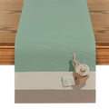 Axyaa Farmhouse Sun Hat Table Runner for Kitchen & Dining Decor