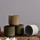 Axyaa Ceramic Tea Cup - Japanese Style Striped Coffee Mug 180ml Mug Drinkware