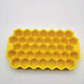 Axyaa Silicone Honeycomb Ice Mold with Cover for Easy Release