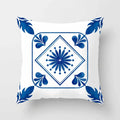 Axyaa Blue Mandala Pattern Pillow Case 45*45cm