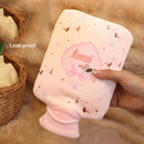 Axyaa Plush Hot Water Bag 500/1000ml for Women - Cute Insulating Belly Warmer