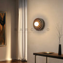 Axyaa Nordic Wood Wall Lamps - Round Indoor G9 Sconce Lights