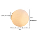 Axyaa White Glass Ball LED Wall Lamp Sconce Modern Bedroom Decor Fixture