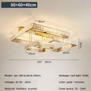 Axyaa Crystal Ceiling Lights: Modern Dimmable Luxury for Living Room & Bedroom