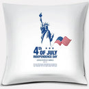 Axyaa LOVE USA Square Pillowcase for Home Decor
