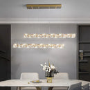Axyaa Luxury Crystal Chandelier Pendant Light for Living Room and Dining Room
