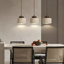 Yellow Cave Stone Chandelier Pendant Lamp by Axyaa for Retro Nordic Home Lighting