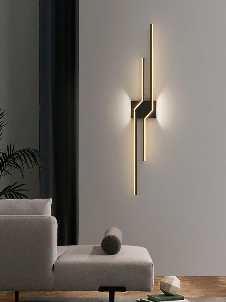 Axyaa Wall Lamp Minimalist Strip Light Living Room Bedroom Decoration
