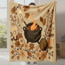 Axyaa Cartoon Cute Halloween Gift Flannel Sofa Blanket