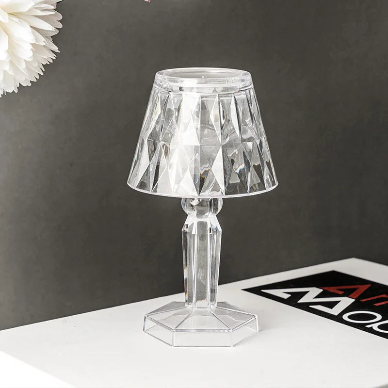 Axya Crystal Diamond Night Light Table Lamp