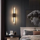 Axyaa Nordic LED Wall Lamp - Dual Power Metal Acrylic Sconce for Home Decor