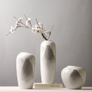 Hand-Painted Landscape Ceramic Vase by Axyaa for Living Room Decoration with Fresh Flowers