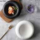 Axya Ceramic Dinnerware Set: Western Steak, Dessert, Fruit, Salad, Sashimi, Sushi, Soup Bowls