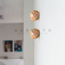 Axyaa Luxury Glass Ball Wall Lights - Colorful LED G4 Lamps