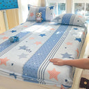 Axyaa 100% Cotton Mattress Protector Cover - Single Piece, Non-slip, Dustproof