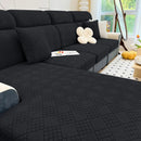 Axyaa Navy Stretch Sofa Covers for Loveseat Large Size - Washable & Fashionable