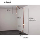 Axyaa Modern Brown Waistband Pendant Light with Artificial Marble Lampshade