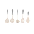 Axyaa Dual Color Silicone 5-Piece Nonstick Pot Kitchenware Set