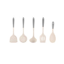 Axyaa Dual Color Silicone 5-Piece Nonstick Pot Kitchenware Set