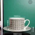 Axyaa Gold-plated Face Animal Ceramic Coffee Cup | Fine Bone Teacup | Home Decor & Gift