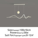 Axyaa Luxury LED Pendant Light: Sleek White/Black Design for Home & Office Décor