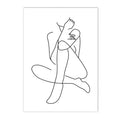 Axyaa Abstract Nude Woman Canvas Poster Sexy Bedroom Decor Prints