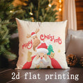 Christmas Animal Holiday Pillows Pattern Cushion Cover for Sofa Bedroom Car - Axyaa