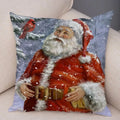 Christmas Santa Claus Pillowcase - Axyaa Christmas Day Party Sofa Decoration Gift