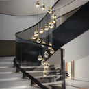 Axyaa Nordic Chandeliers Dining Room Pendant Lights Ceiling Hanging Lamps