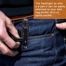 Axya LED Pen Light: Compact Pocket Flashlight with Clip
