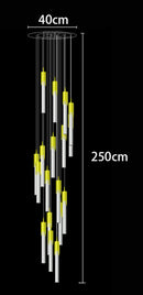 Axyaa Crystal Chandelier LED Ceiling Light for Living Room