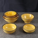 Axyaa Melamine Enamel Rice Bowl Set
