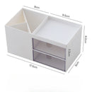 Axyaa Desktop Organizer Pen Holder Storage Box with Transparent Drawer