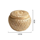 Axyaa Double Layer Bamboo Fruit Storage Basket