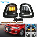 Axyaa LED DRL Daytime Running Lights Turn Signal for Chevrolet Cavalier 2016-2019