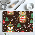 Axyaa Christmas Tree Penguin Snowflake Absorbent Drying Mat