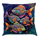 Axyaa Ocean Series Pillowcase - Fish Sea Turtle Whale Printed Cushion Cover