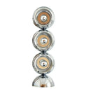 Axyaa Stainless Steel LED Rotating Ball Floor Lamp