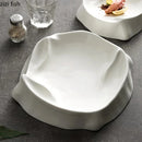 Axya Mountain Ceramic Dinner Plate - Creative Table Setting