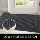 Axyaa Low Profile Entry Door Mat for Home Decor and Non-slip Protection