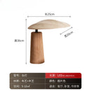 Axyaa Vintage Wood Desk Lamp LED E27 Fabric Art Table Light