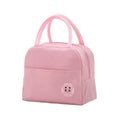 Axyaa Kids Solid Lunch Bag: Thermal Insulation, Portable, Large Capacity, Outdoor Picnic Bag