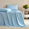 Axyaa Mulberry Silk Flat Bed Sheet – Ultra Soft Luxury Top Sheets Bed Linen