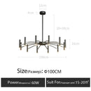 Axyaa Nordic Restaurant Pendant Light Modern LED Suspension Lamp