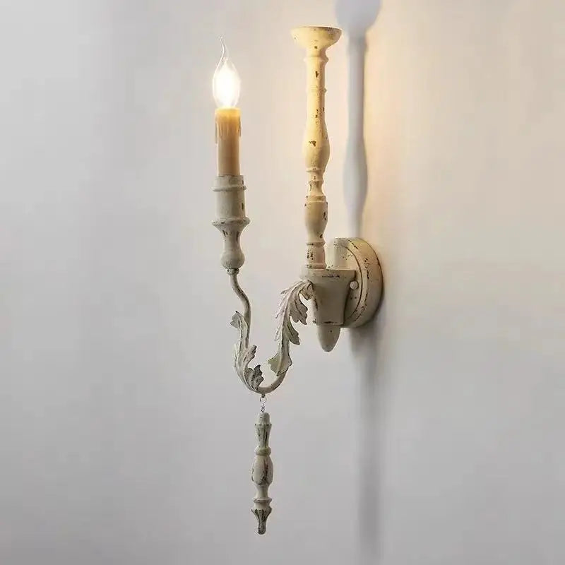 Axyaa Retro Wooden Wall Lamp for Home Decor