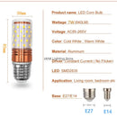 Axyaa LED Bulbs: G4 G9 E14 85-265V Holder for Crystal Chandeliers and Lamps