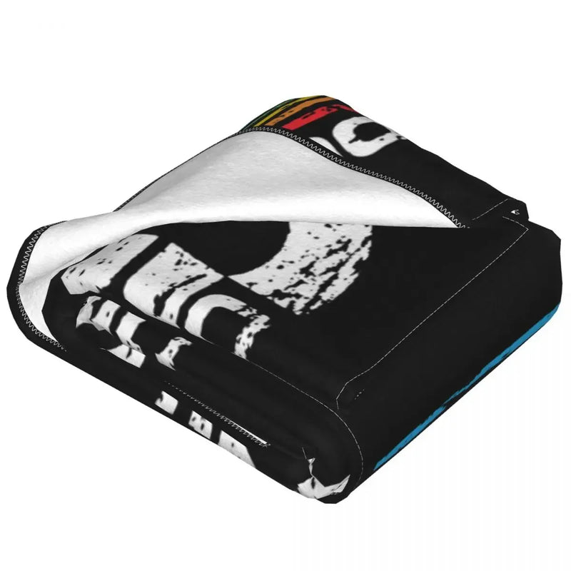 Axyaa Retro C64 Fleece Throw Blankets for Home Bedroom Geeks Nerd Lightweight Bedding