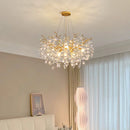 Axyaa Crystal Chandelier Pendant Light for Living Room and Bedroom