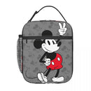 Axyaa Mickey Mouse Insulated Lunch Bag - Cute & Portable Thermal Cooler Box